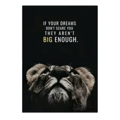 Animal Motivation Wall Art Printed on Canvas - Image 11