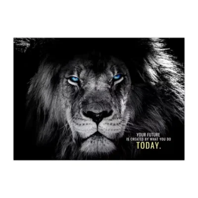 Animal Motivation Wall Art Printed on Canvas - Image 13