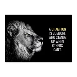Animal Motivation Wall Art Printed on Canvas - Image 15