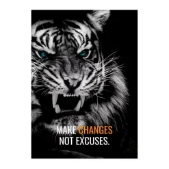 Animal Motivation Wall Art Printed on Canvas - Image 18