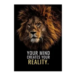 Animal Motivation Wall Art Printed on Canvas - Image 3