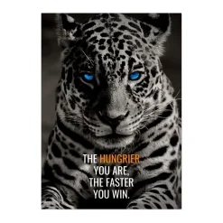 Animal Motivation Wall Art Printed on Canvas - Image 6