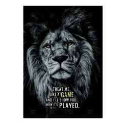Animal Motivation Wall Art Printed on Canvas - Image 7