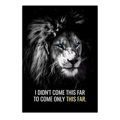 Animal Motivation Wall Art Printed on Canvas - Image 8