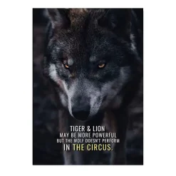 Animal Motivation Wall Art Printed on Canvas - Image 9