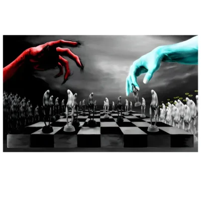 Chess Good vs Evil Players Artwork