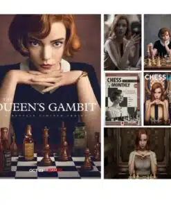 Chess Life The Queens Gambit Picture Printed On Canvas