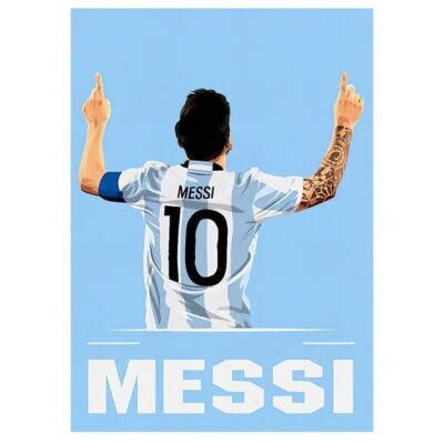 Popular Football Players Wall Art Printed on Canvas - Image 13