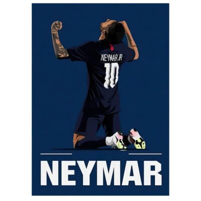 Popular Football Players Wall Art Printed on Canvas - Image 18