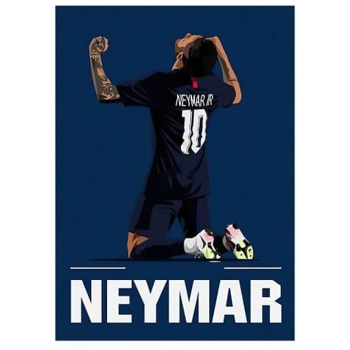 Popular Football Players Wall Art Printed on Canvas - Image 19