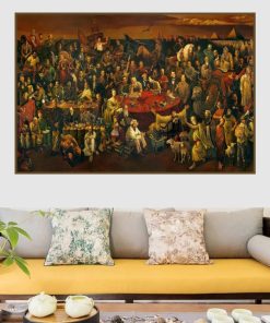 Historical Celebrities Oil Painting Printed on Canvas