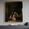 Las Meninas by Diego Velázquez 1656 Printed on Canvas