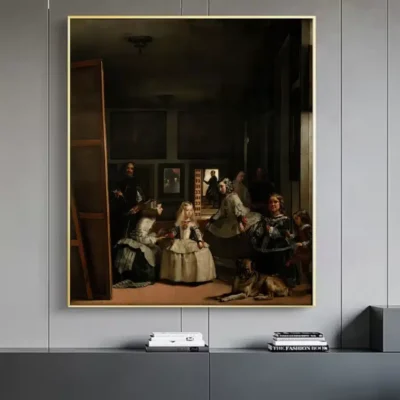 Las Meninas by Diego Velázquez 1656 Printed on Canvas