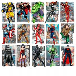 Marvels Cartoon Superhero's Posters Printed on Canvas