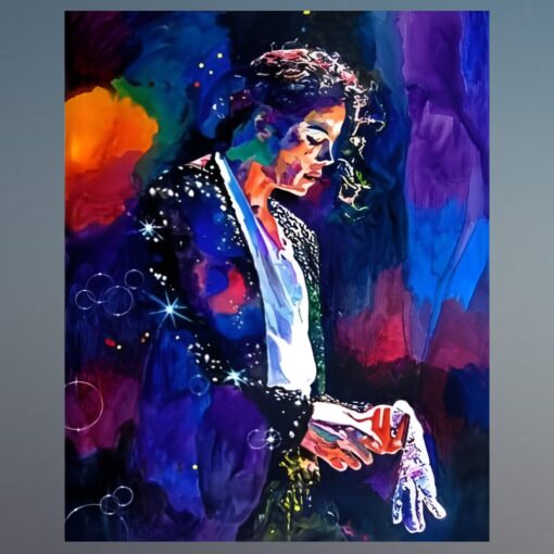 Colorful Michael Jackson Graffiti