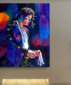 Michael Jackson Graffiti Wall Art Printed on Canvas