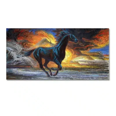 Running Black Horse