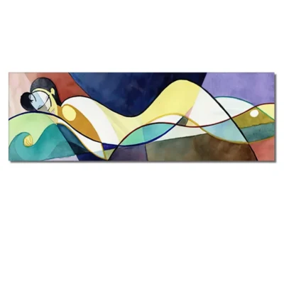 Sleeping Woman Abstract Painting