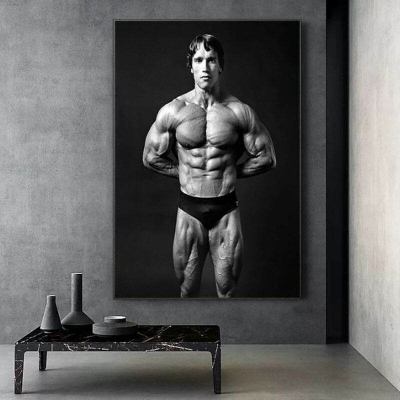 Arnold Schwarzenegger Bodybuilding Wall Art 