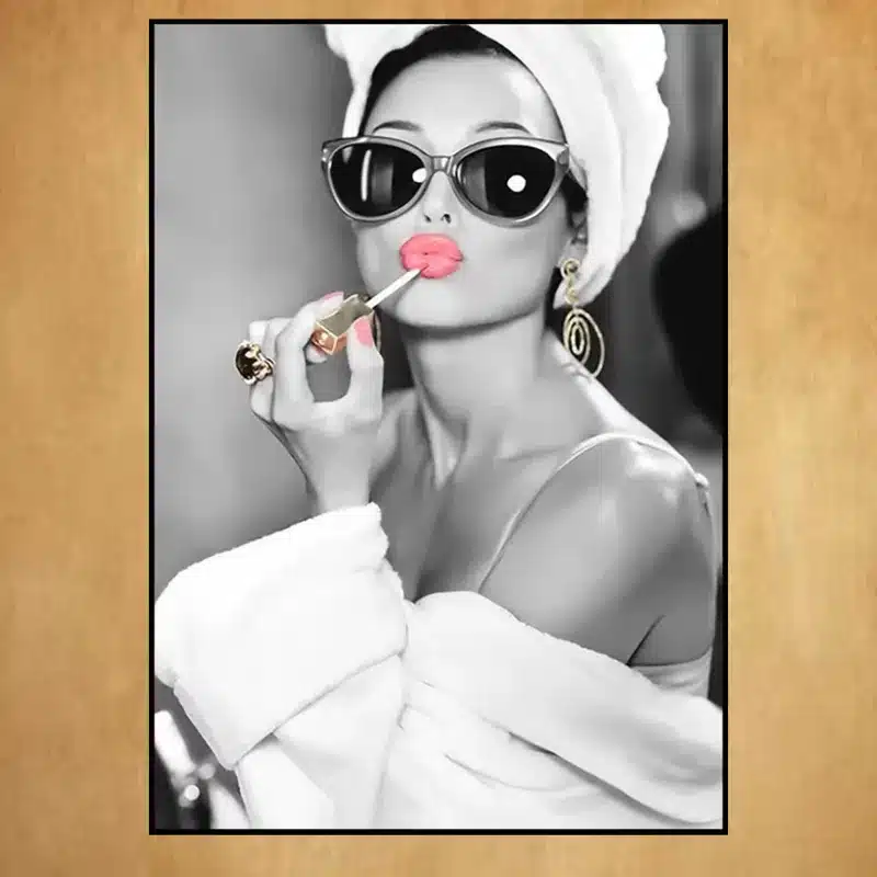 Audrey Hepburn Wall Art Picture Printed on Canvas