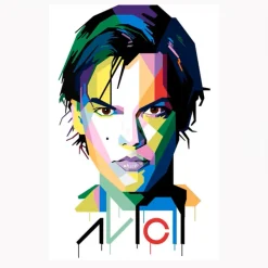 Avicii DJ Musician and Songwriter Paintings Printed on Canvas - Image 8
