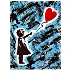 Abstract Banksy Graffiti Paintings Printed on Canvas - Image 11