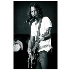 Vocal and Guitarist Chris Cornell Pictures Printed on Canvas - Image 7