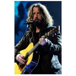 Vocal and Guitarist Chris Cornell Pictures Printed on Canvas - Image 9