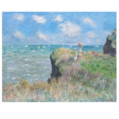 Claude Monet 1882 The Cliff Walk at Pourville
