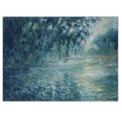 Claude Monet 1898 Morning on the Seine in the Rain
