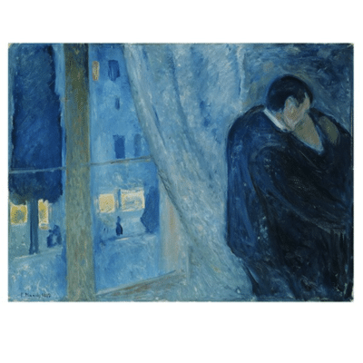 Edvard Munch 1892 Kiss By The Window
