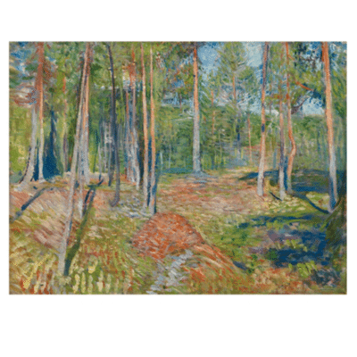 Edvard Munch 1892 Pine Forest