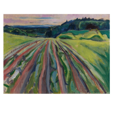 Edvard Munch 1906 Ploughed Field