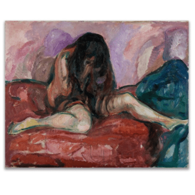 Edvard Munch 1913 Nude I