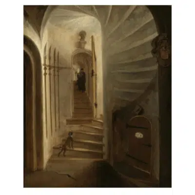 Egbert van der Poel c.1640 Portal of a Stairway Tower