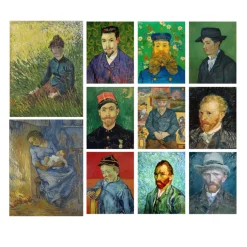 Famous Portraits by Van Gogh Paintings Printed on Canvas