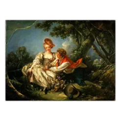 Paintings by François Boucher Printed on Canvas - Image 5