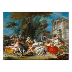 Paintings by François Boucher Printed on Canvas - Image 7