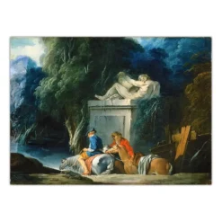 Paintings by François Boucher Printed on Canvas - Image 8