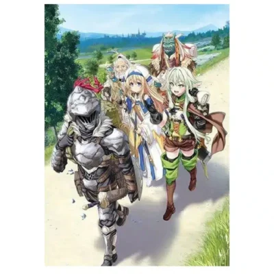 Goblin Slayer Anime Beings and Cute Girls Wall Art Printed on Canvas - Image 13