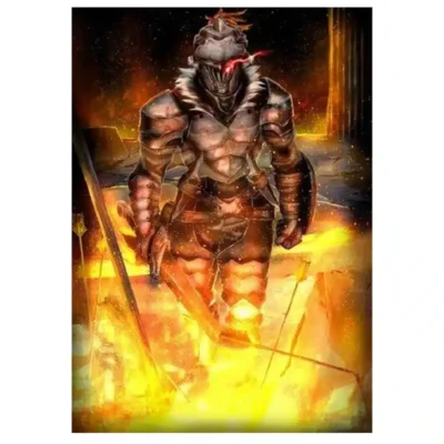 Goblin Slayer Anime Beings and Cute Girls Wall Art Printed on Canvas - Image 16