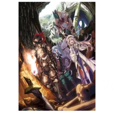 Goblin Slayer Anime Beings and Cute Girls Wall Art Printed on Canvas - Image 4