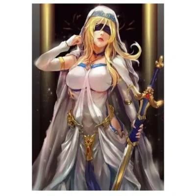 Goblin Slayer Anime Beings and Cute Girls Wall Art Printed on Canvas - Image 5