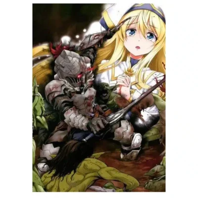 Goblin Slayer Anime Beings and Cute Girls Wall Art Printed on Canvas - Image 7