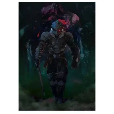 Goblin Slayer Anime Beings and Cute Girls Wall Art Printed on Canvas - Image 8