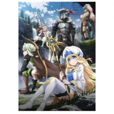Goblin Slayer Anime Beings and Cute Girls Wall Art Printed on Canvas - Image 10