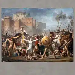 Intervention of the Sabine Women by Jacques-Louis David 1799