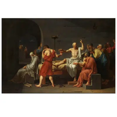 Jacques-Louis David 1777 The Death of Socrates