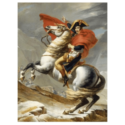 Jacques Louis David 1801-1805 Napoleon Crossing the Alps