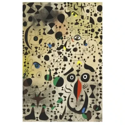 Abstract Artworks by Joan Miro Printed on Canvas - Image 11